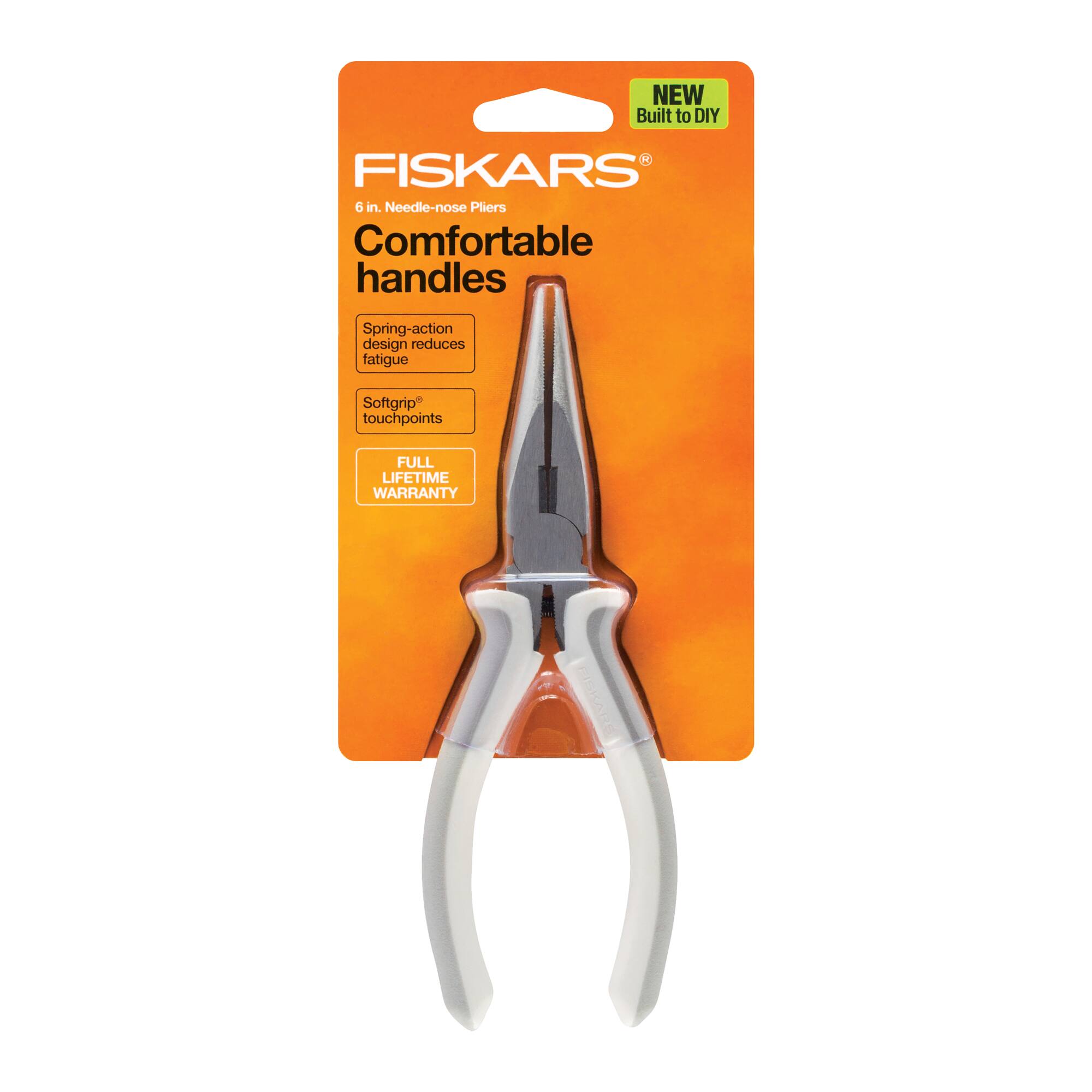 6 Pack: Fiskars® 6" Precision Needle-Nose Pliers